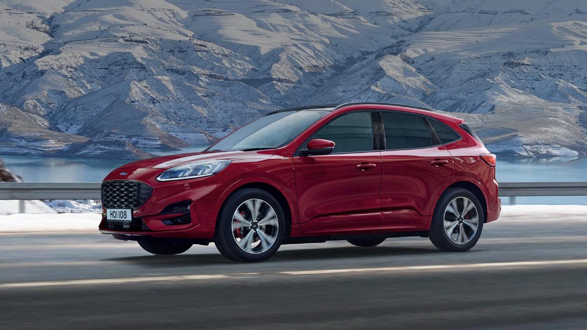 Rød Ford Kuga Rød Ford Kuga
