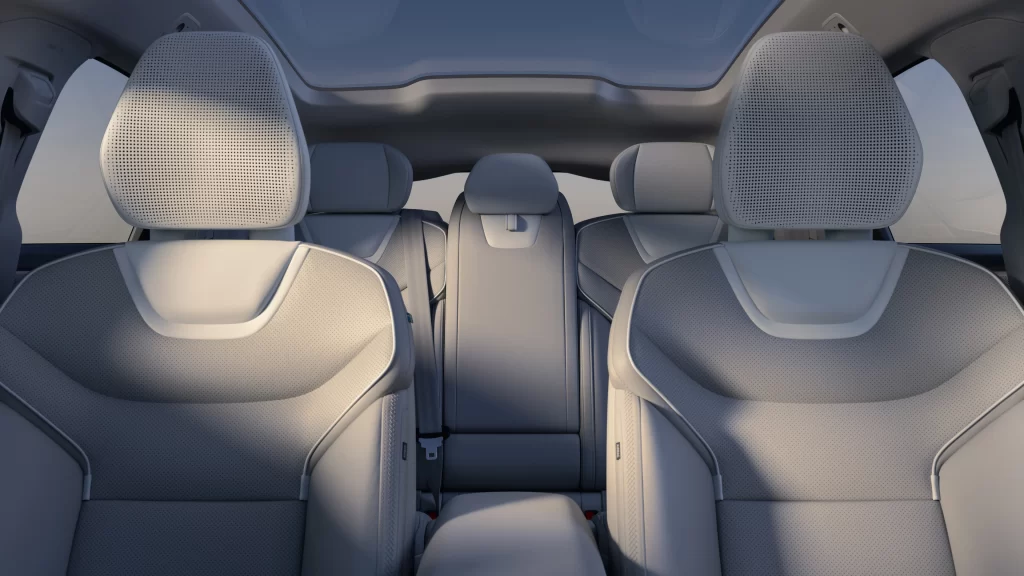 Volvo ES90 bakseter med komfort og plass