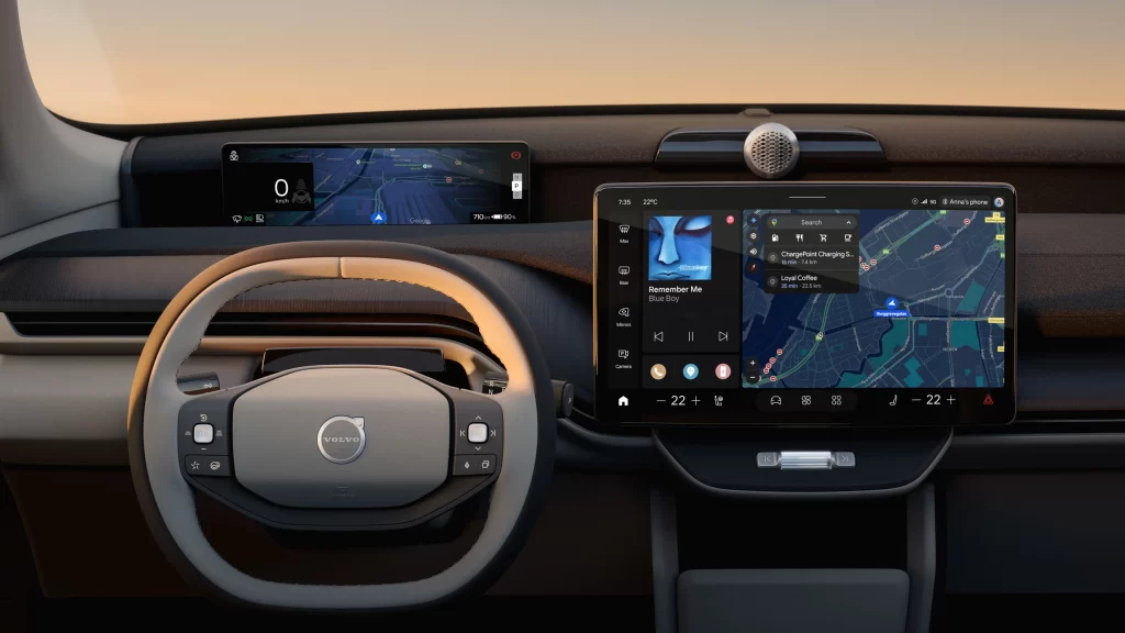 Volvo EX60 dashboard