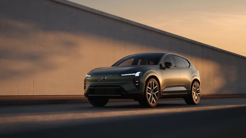 Volvo EX60 på skrå forfra