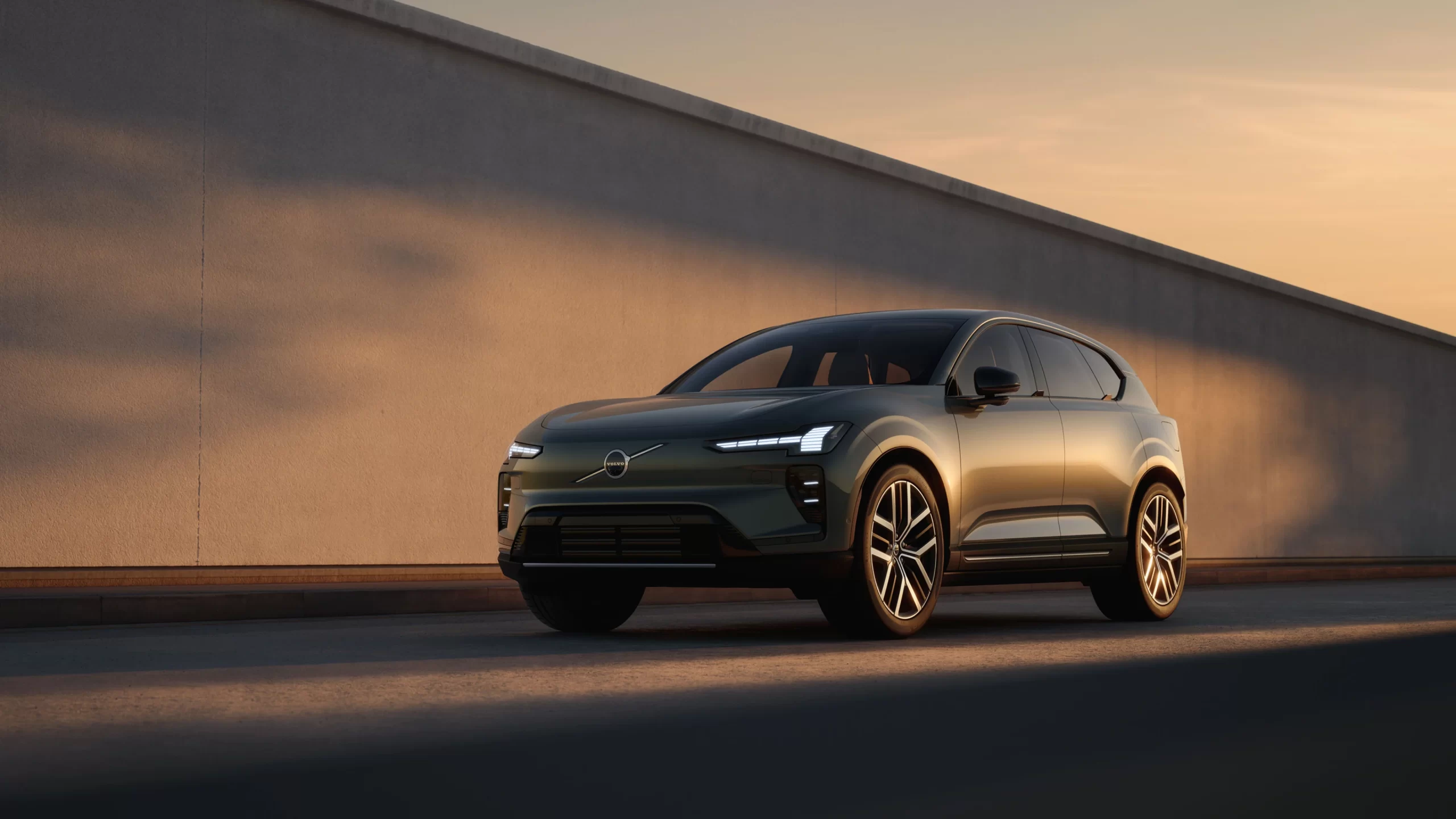 Volvo EX60 på skrå forfra